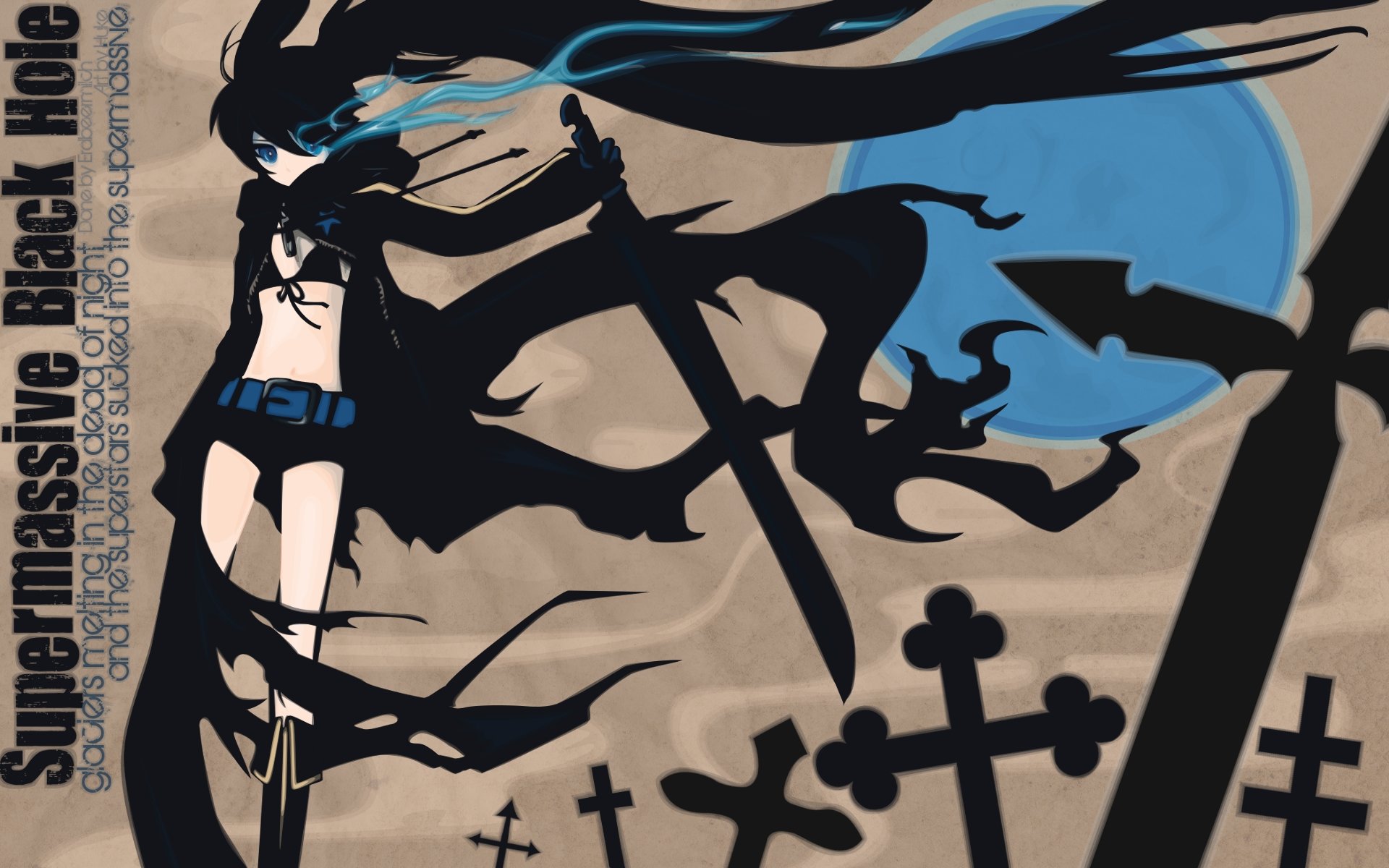 Best Black Rock Shooter background ID:454045 for High Resolution hd 1920x1200 PC