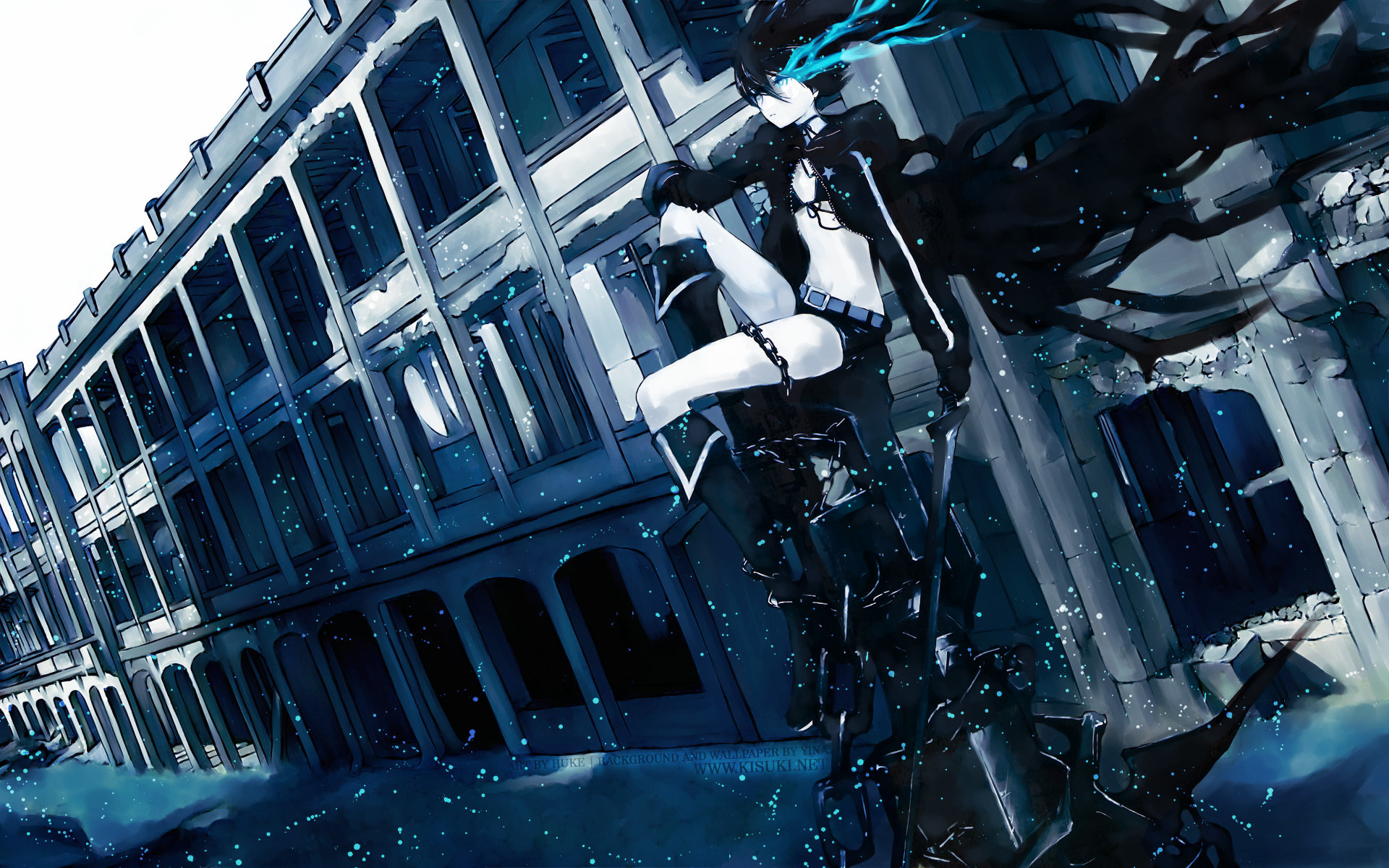 Best Black Rock Shooter background ID:454698 for High Resolution hd 1920x1200 computer
