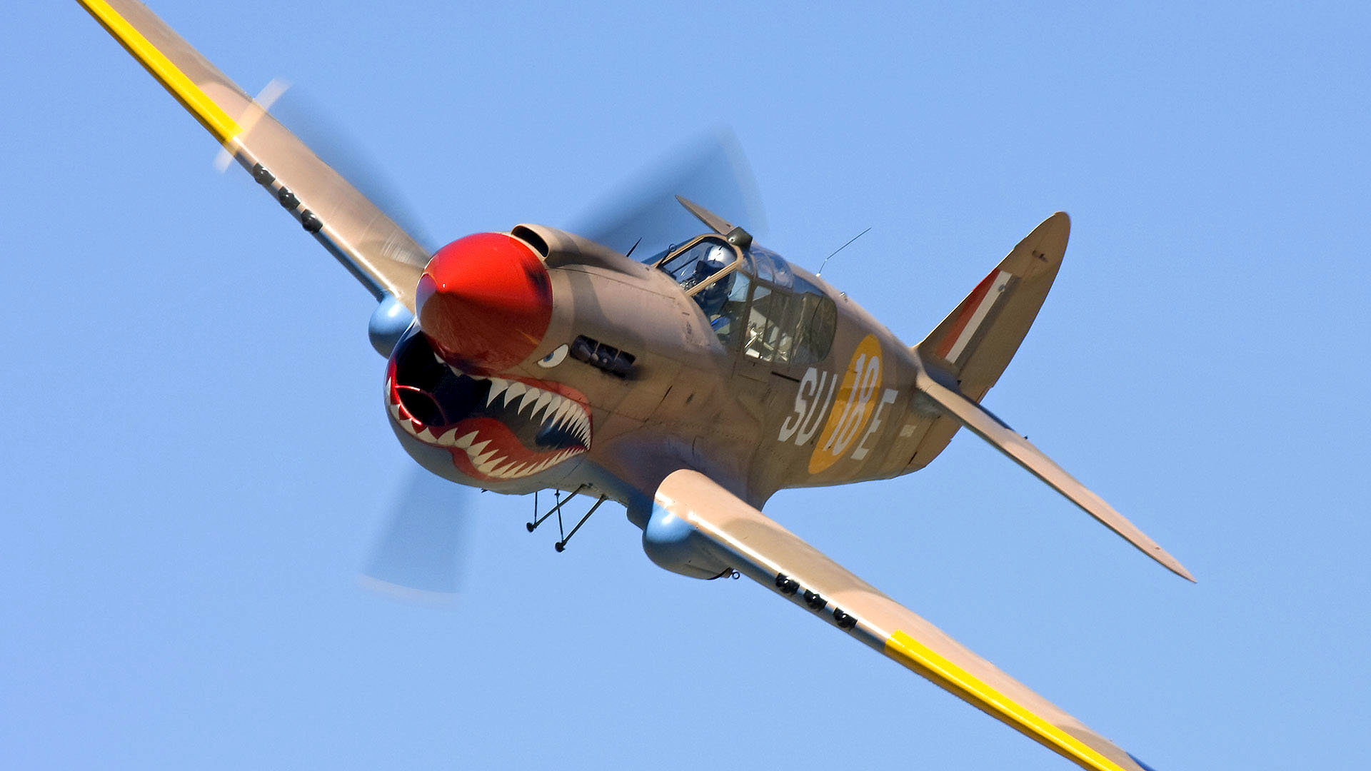 Download hd 1920x1080 Curtiss P-40 Warhawk desktop background ID:432066 for free
