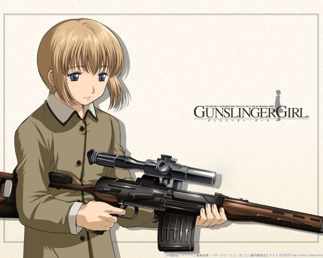 Download hd 1280x1024 Gunslinger Girl computer background ID:357728 for free