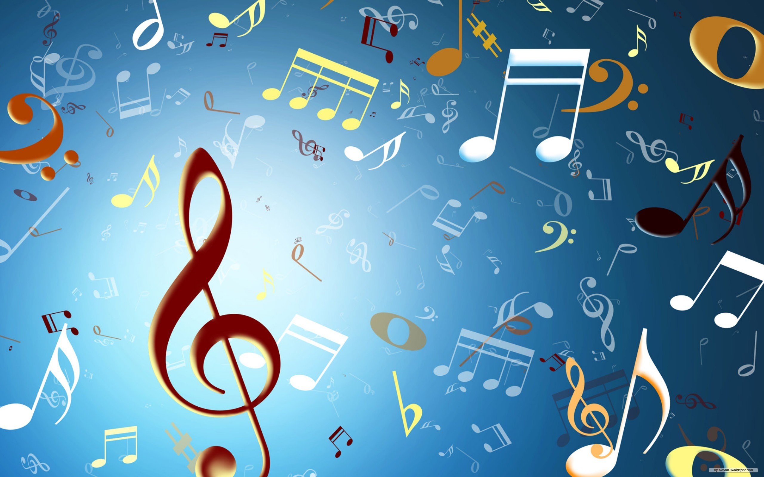 Best Musical Notes wallpaper ID:81646 for High Resolution hd 2560x1600 computer