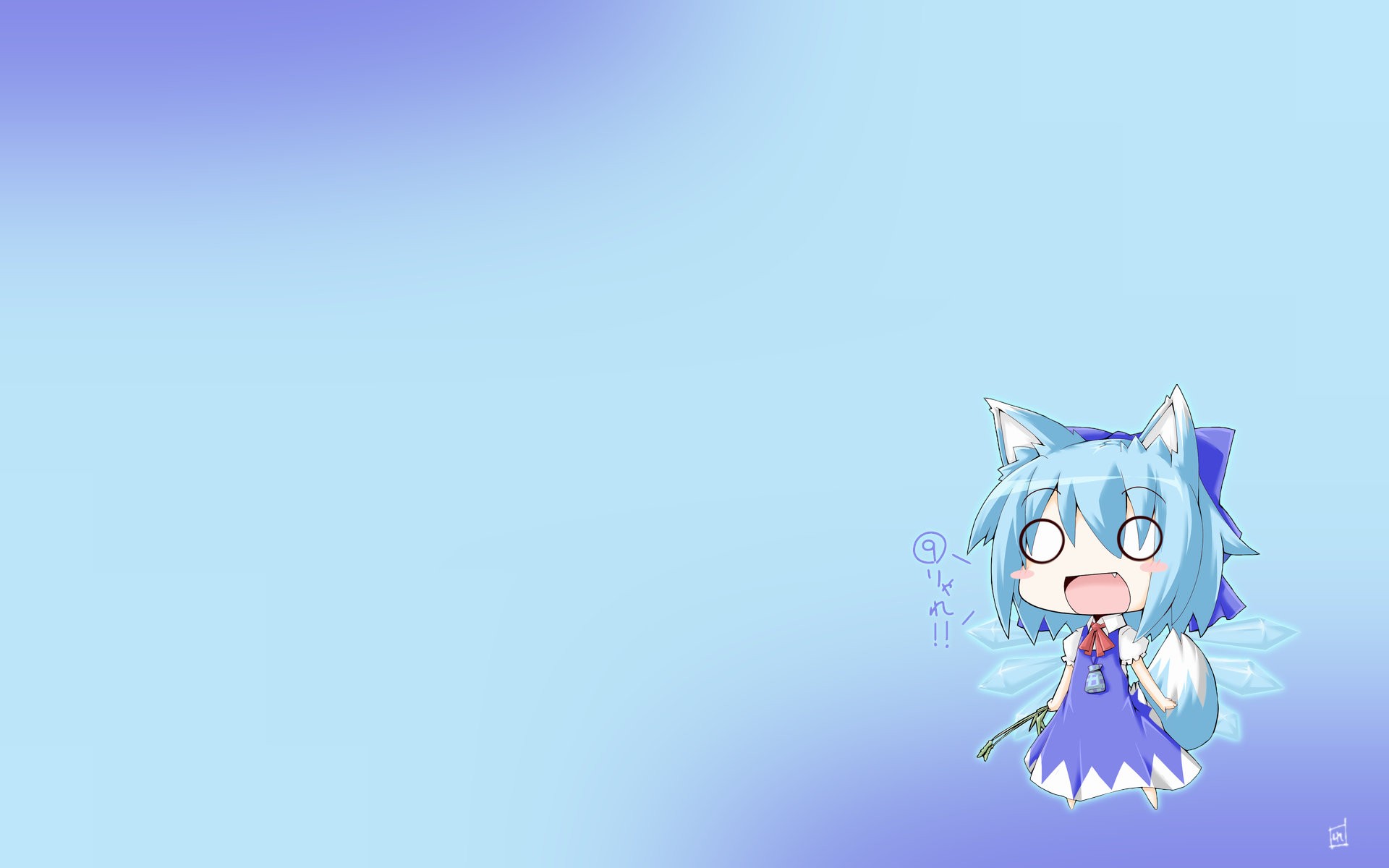 Free download Cirno (Touhou) background ID:222376 hd 1920x1200 for desktop