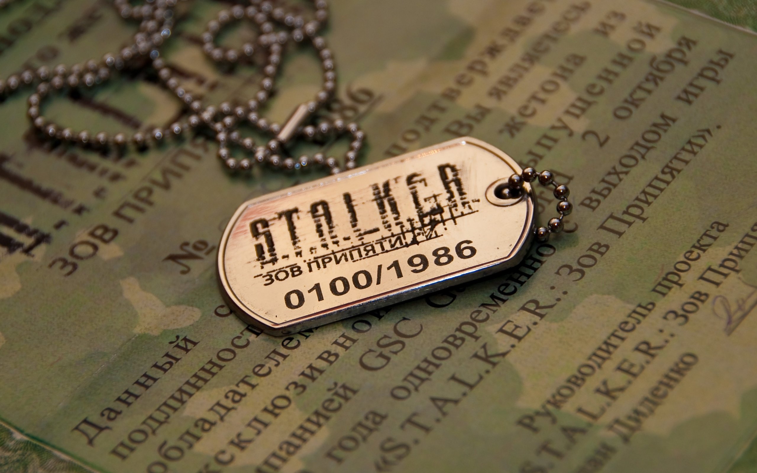 Download hd 2560x1600 STALKER PC background ID:187753 for free
