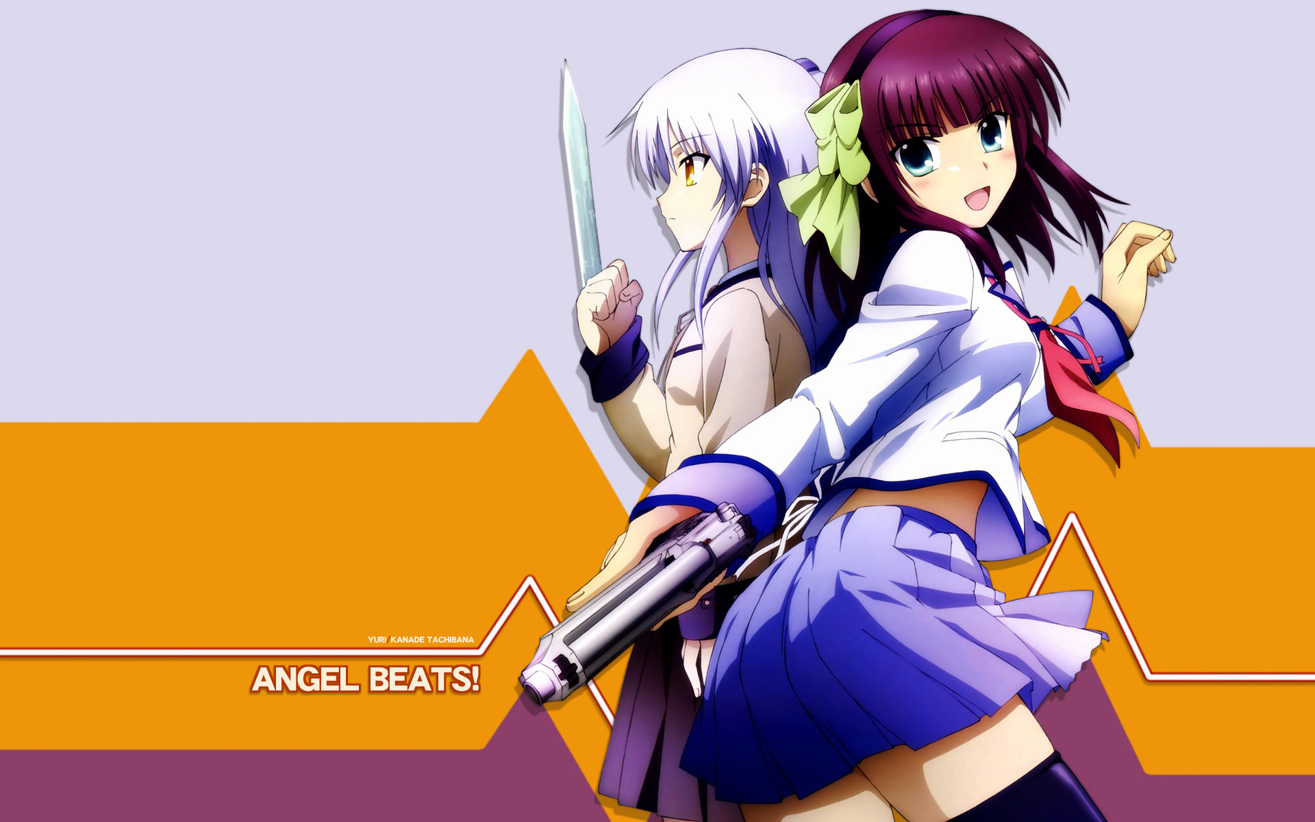 Download hd 1920x1200 Angel Beats! desktop background ID:235487 for free