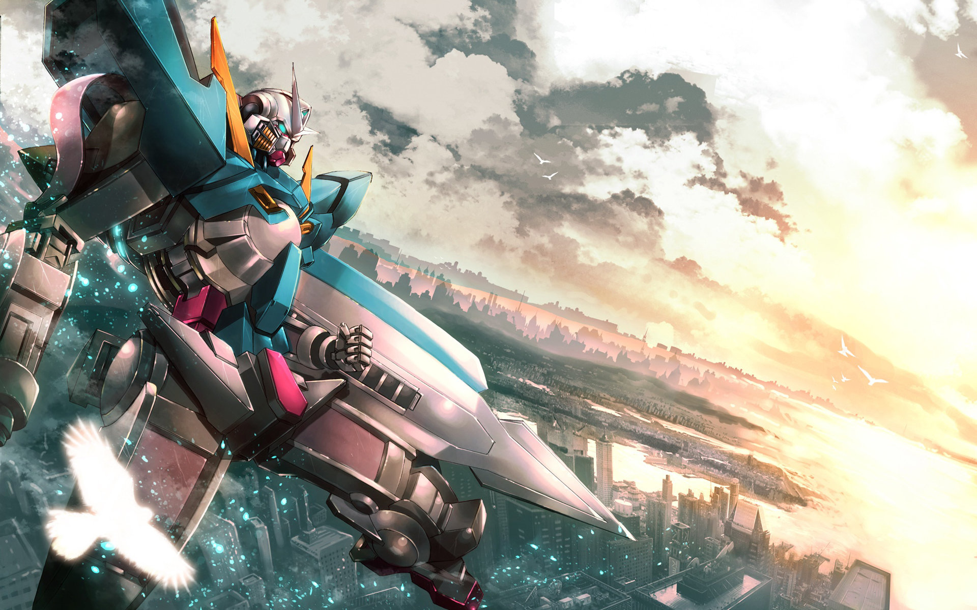 Download hd 1920x1200 Gundam PC background ID:115174 for free
