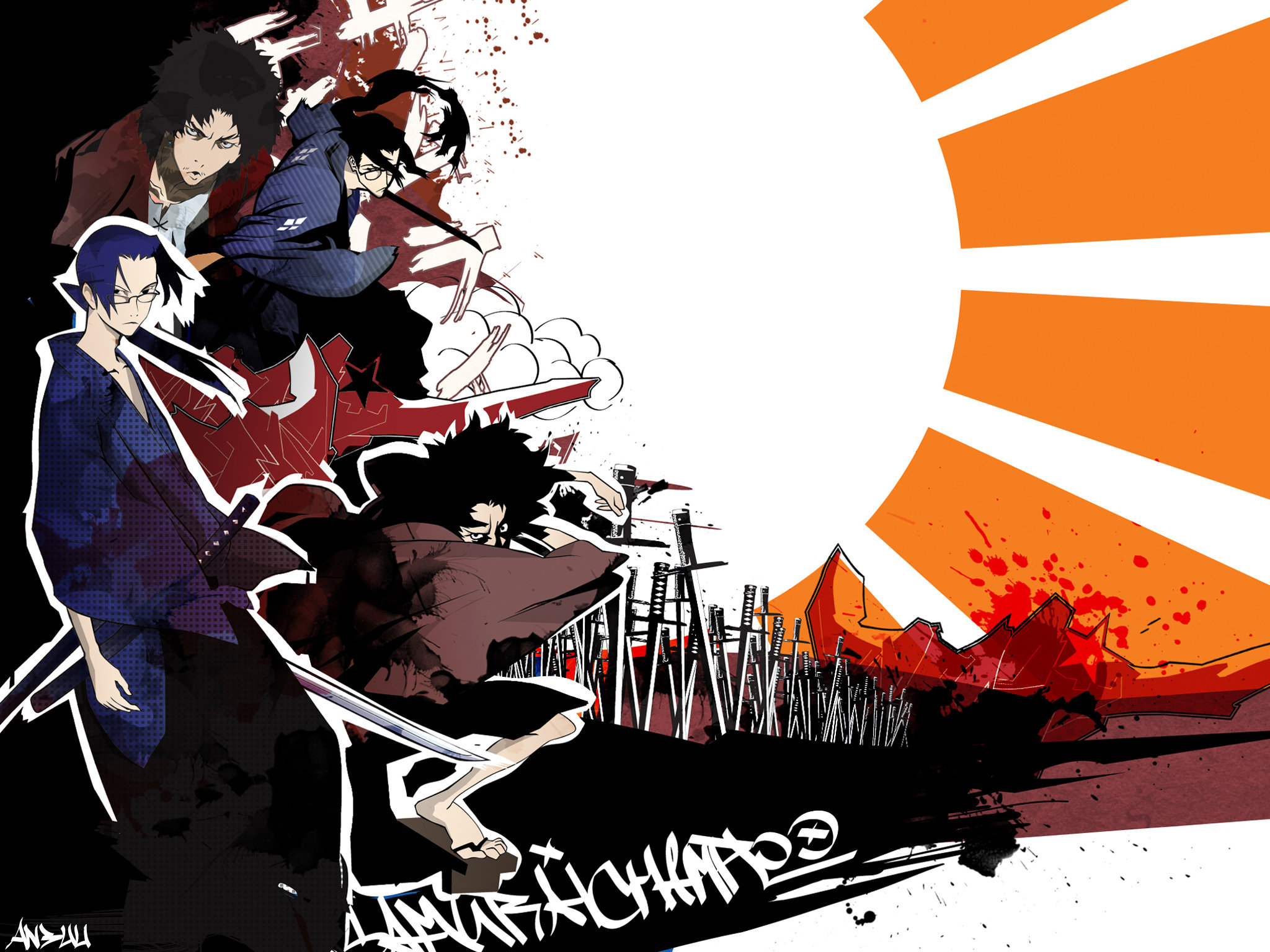 Free download Samurai Champloo background ID:341909 hd 2048x1536 for computer