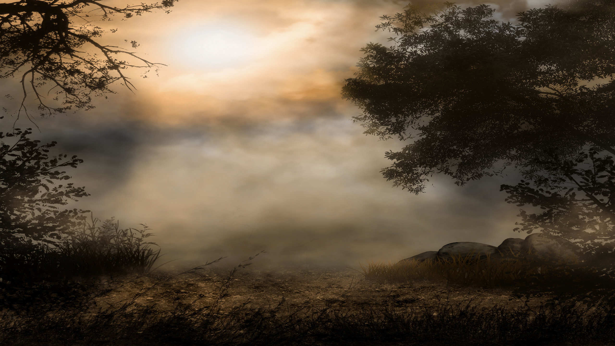 Free download Fog background ID:400799 hd 2560x1440 for PC