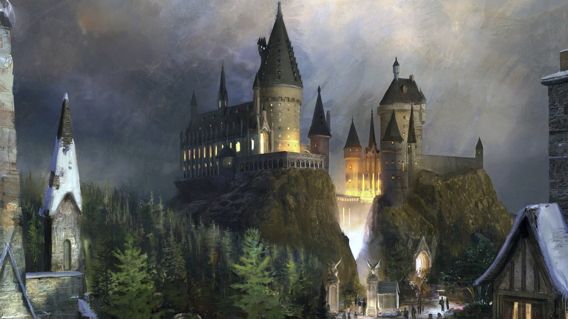 Awesome Fantasy castle free wallpaper ID:236290 for 1080p desktop