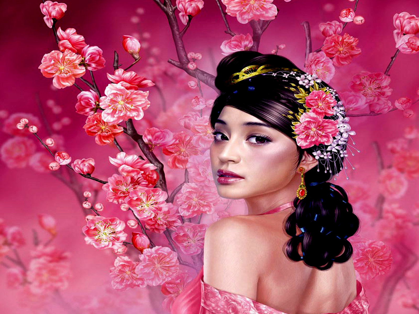 Best Sakura tree (Cherry Blossom) wallpaper ID:335199 for High Resolution hd 1600x1200 PC