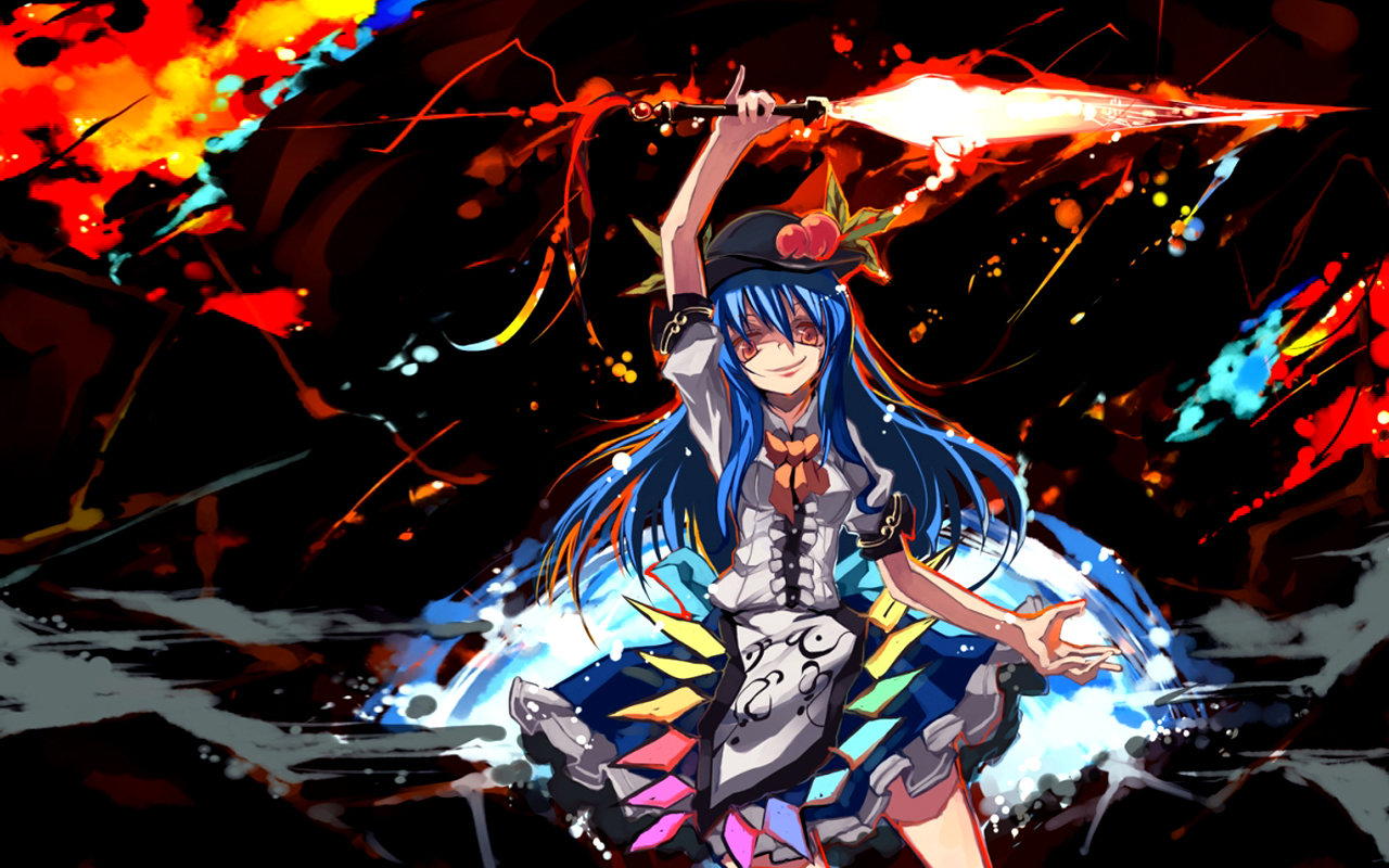 High resolution Tenshi Hinanawi hd 1280x800 background ID:221032 for computer