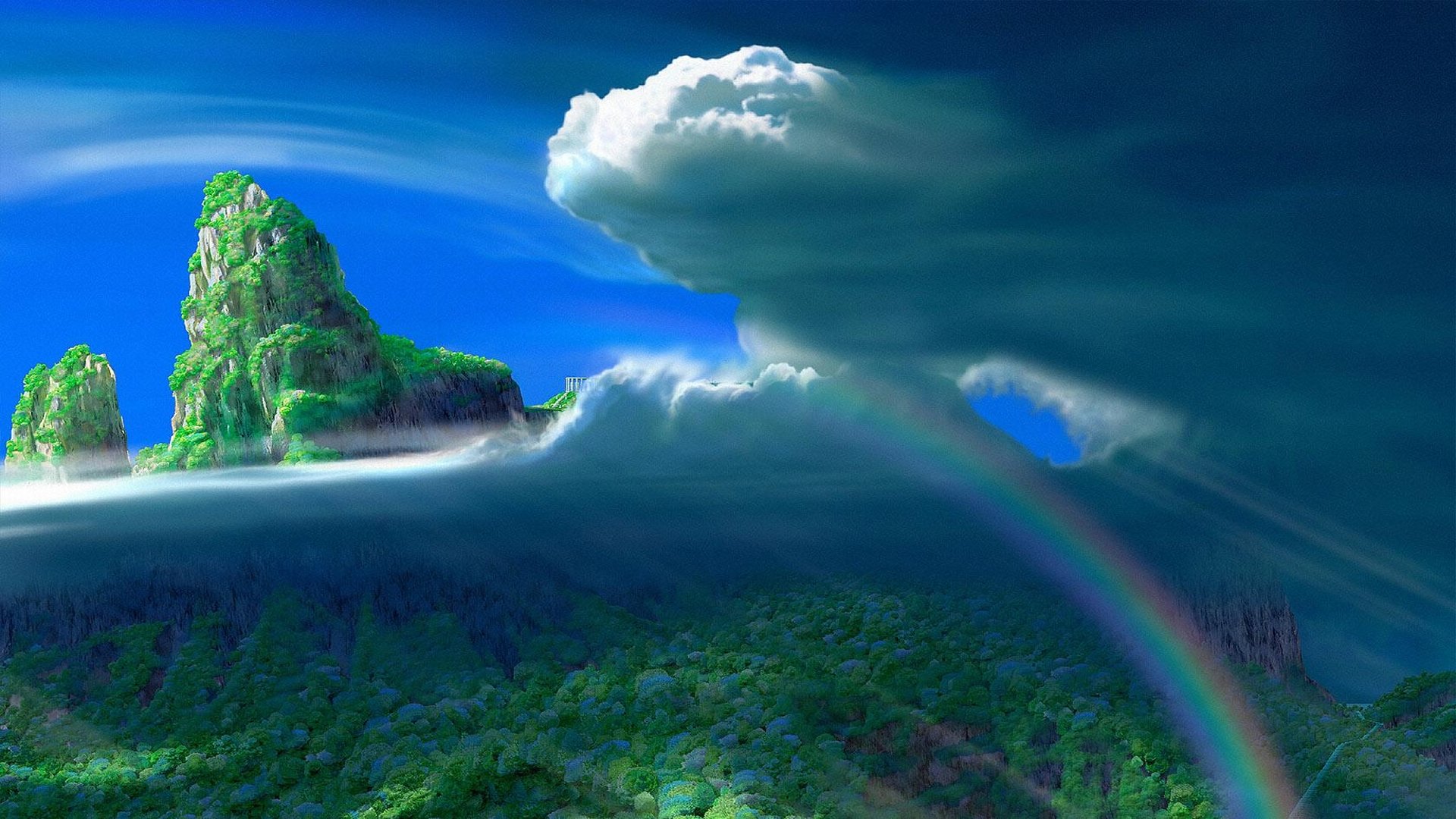 Awesome Fantasy landscape free background ID:143749 for 1080p desktop