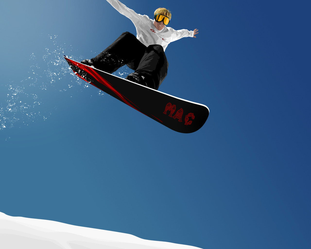 High resolution Snowboarding hd 1280x1024 background ID:55852 for PC