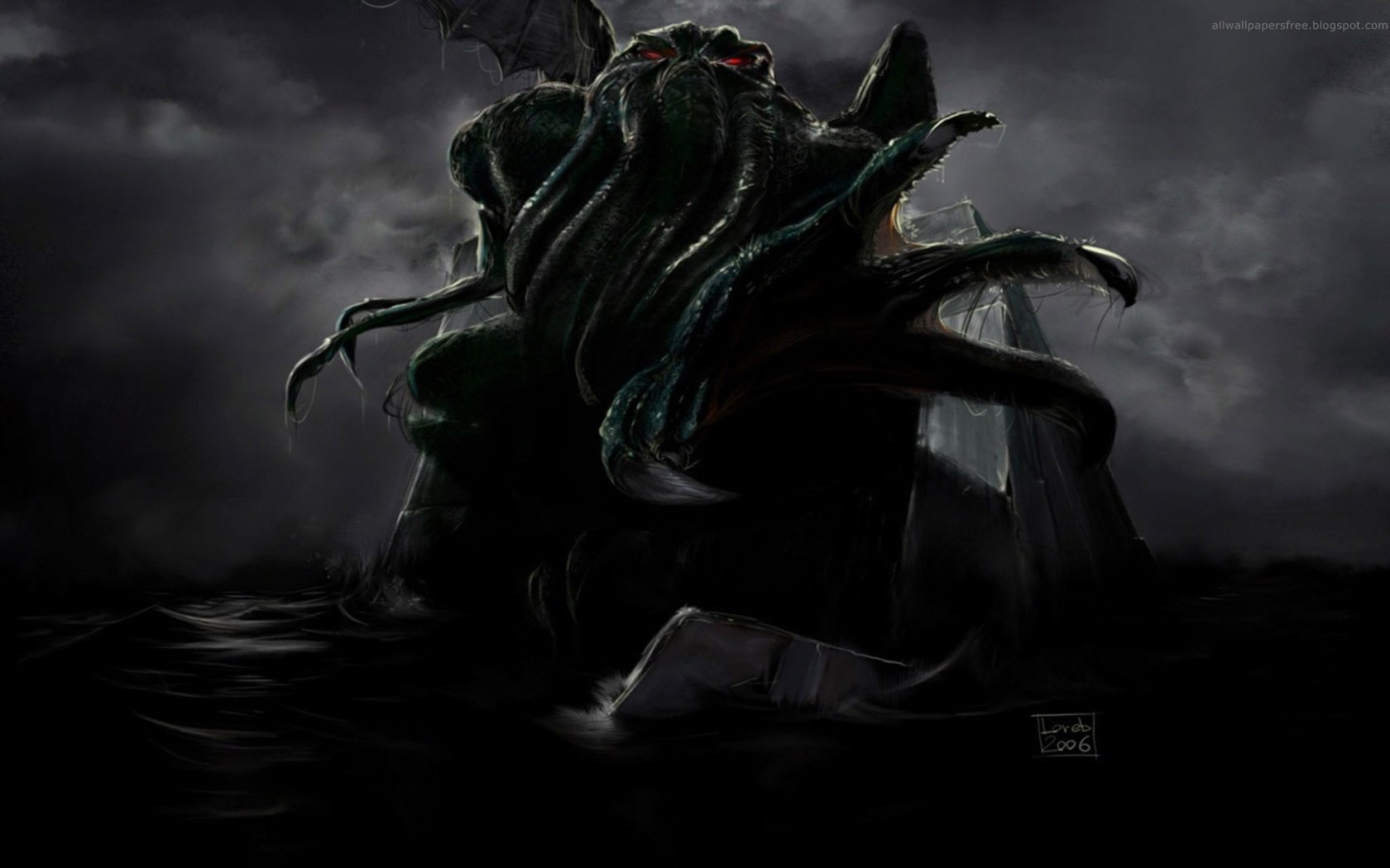 Best Cthulhu background ID:350995 for High Resolution hd 1680x1050 computer