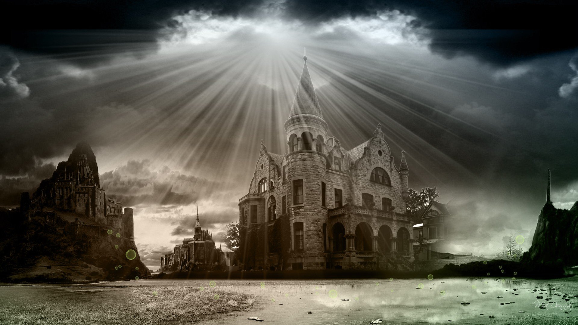 Awesome Fantasy castle free background ID:236479 for 1080p PC