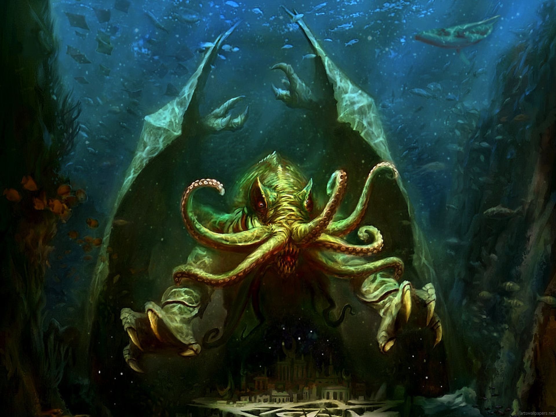 Awesome Cthulhu free background ID:351078 for hd 1920x1440 computer