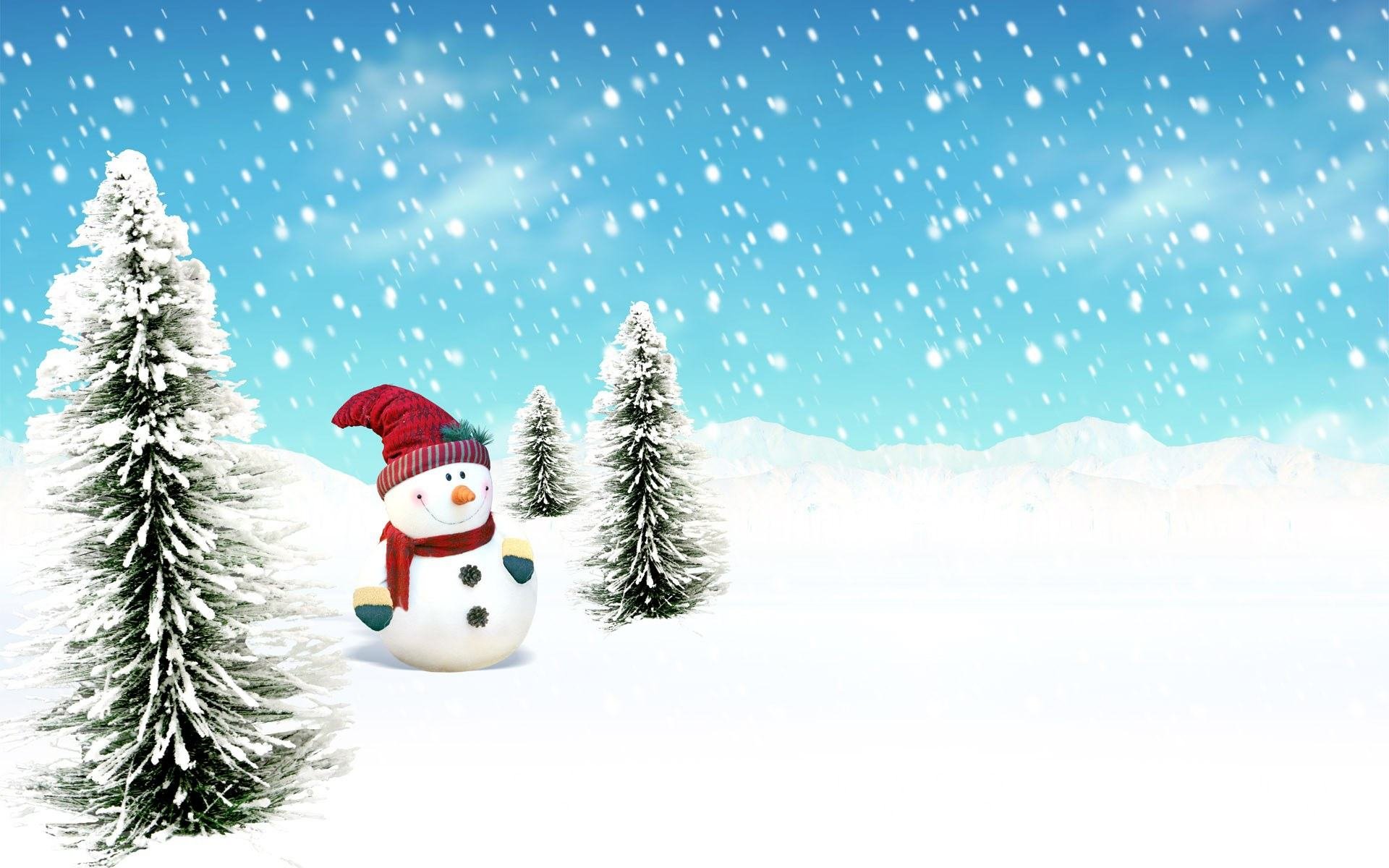 Free download Snowman background ID:115551 hd 1920x1200 for PC
