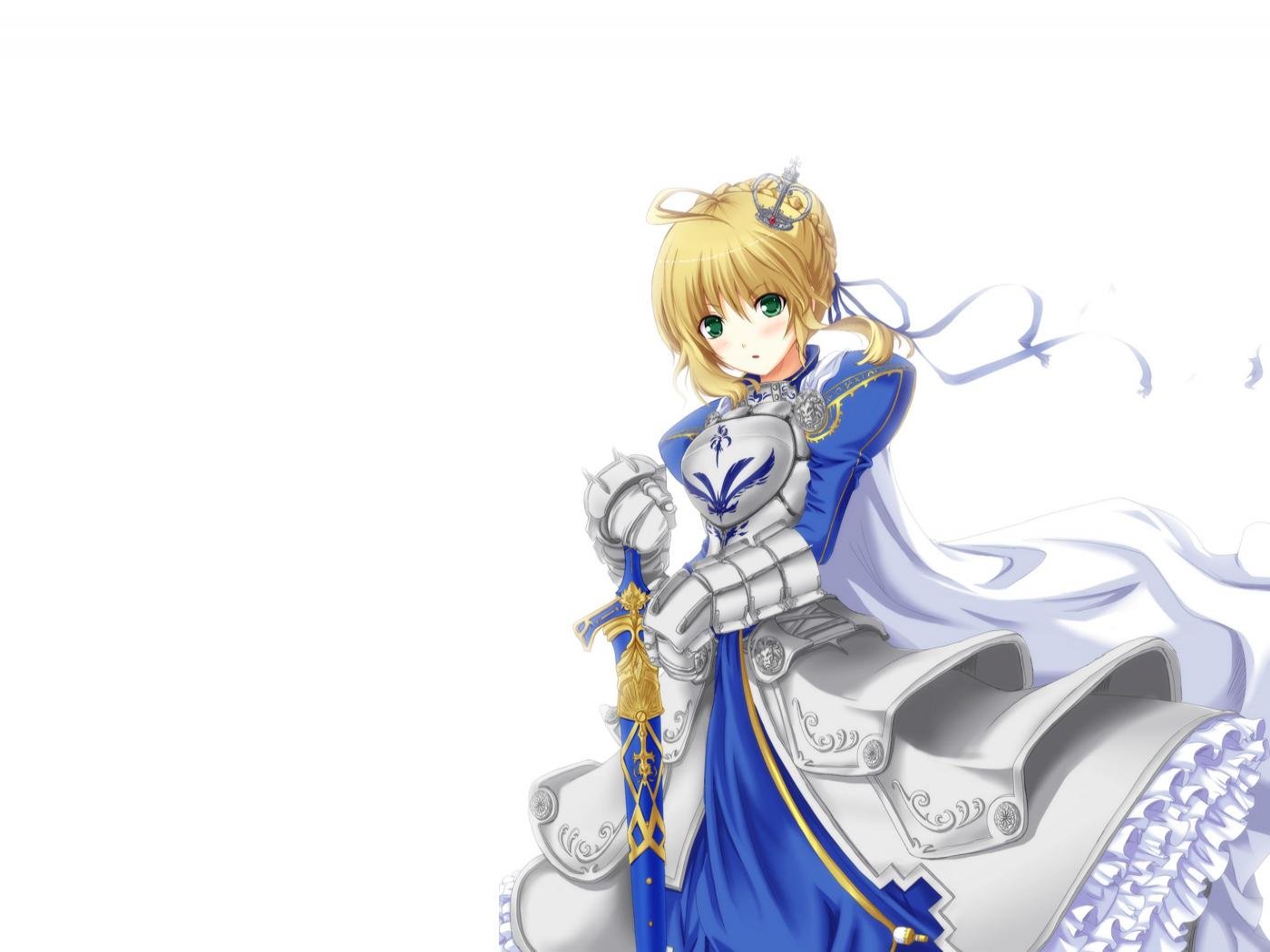 Download hd 1400x1050 Saber (Fate Series) computer background ID:468924 for free