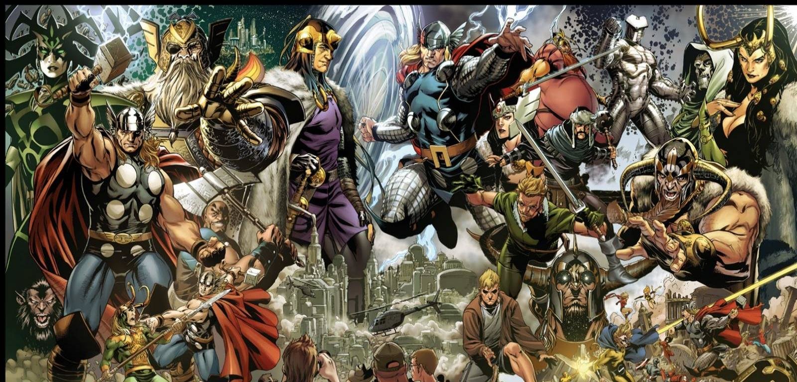 Awesome Thor comics free wallpaper ID:158576 for hd 1600x768 PC