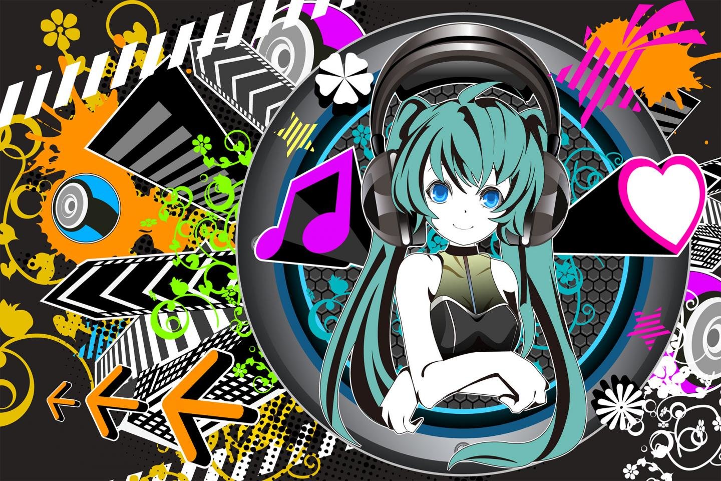 Free Vocaloid high quality background ID:2736 for hd 1440x960 computer