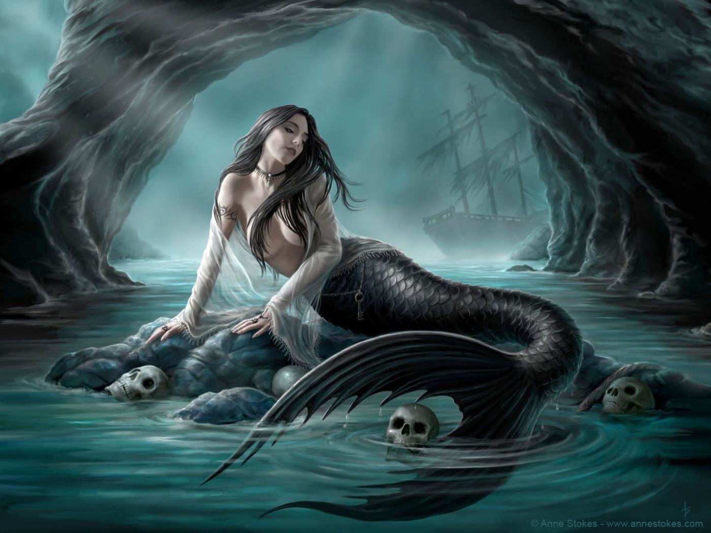 Best Mermaid background ID:329333 for High Resolution hd 1400x1050 computer