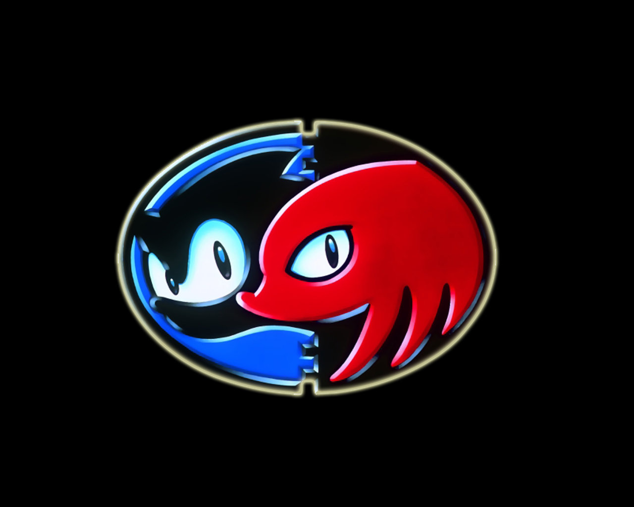 Download hd 1280x1024 Sonic and Knuckles computer background ID:271566 for free
