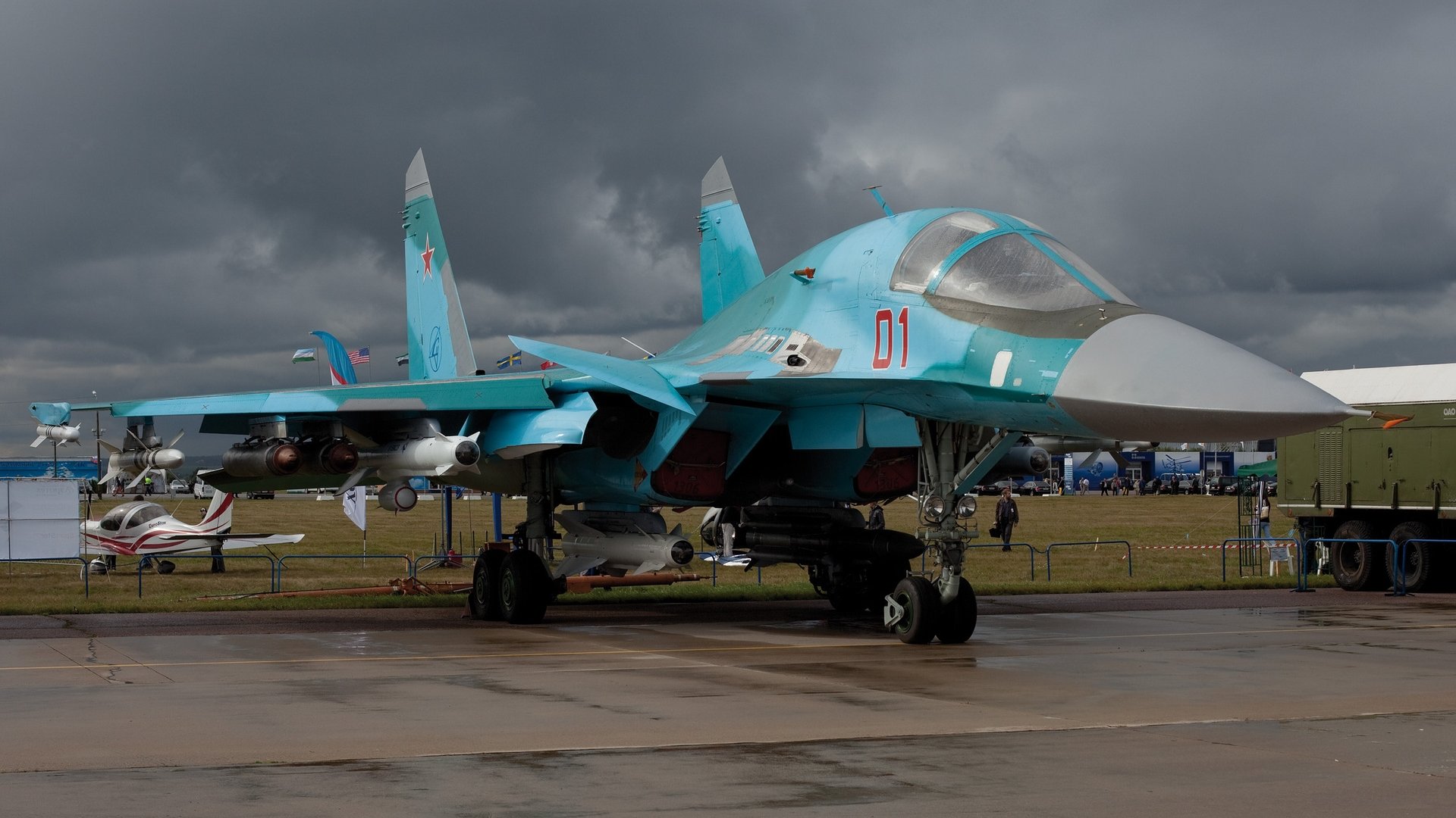 Awesome Sukhoi Su-34 free wallpaper ID:131808 for hd 1920x1080 PC
