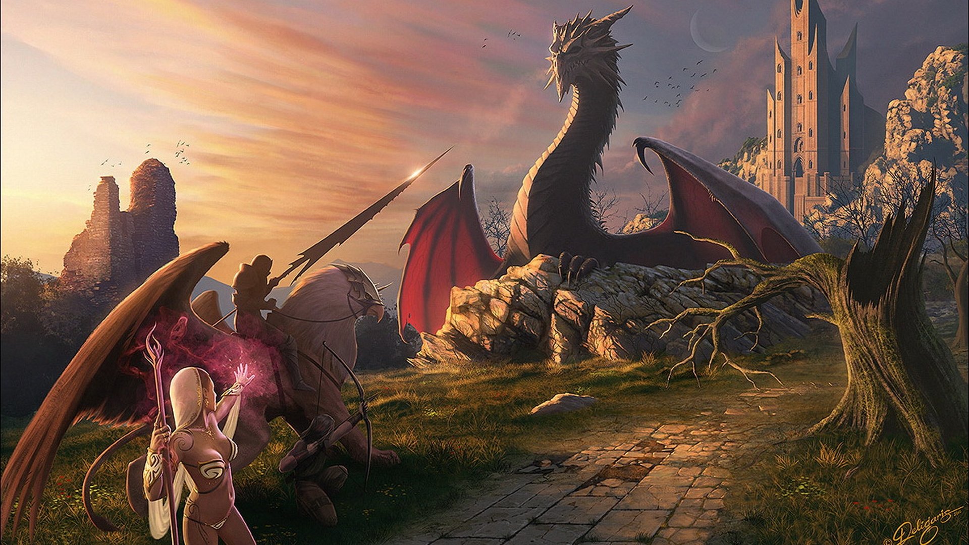 Best Dragon wallpaper ID:147668 for High Resolution 1080p PC