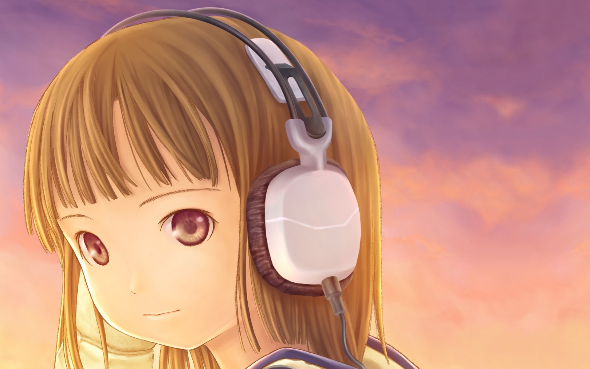 Download hd 1920x1200 Headphones Anime desktop wallpaper ID:142304 for free