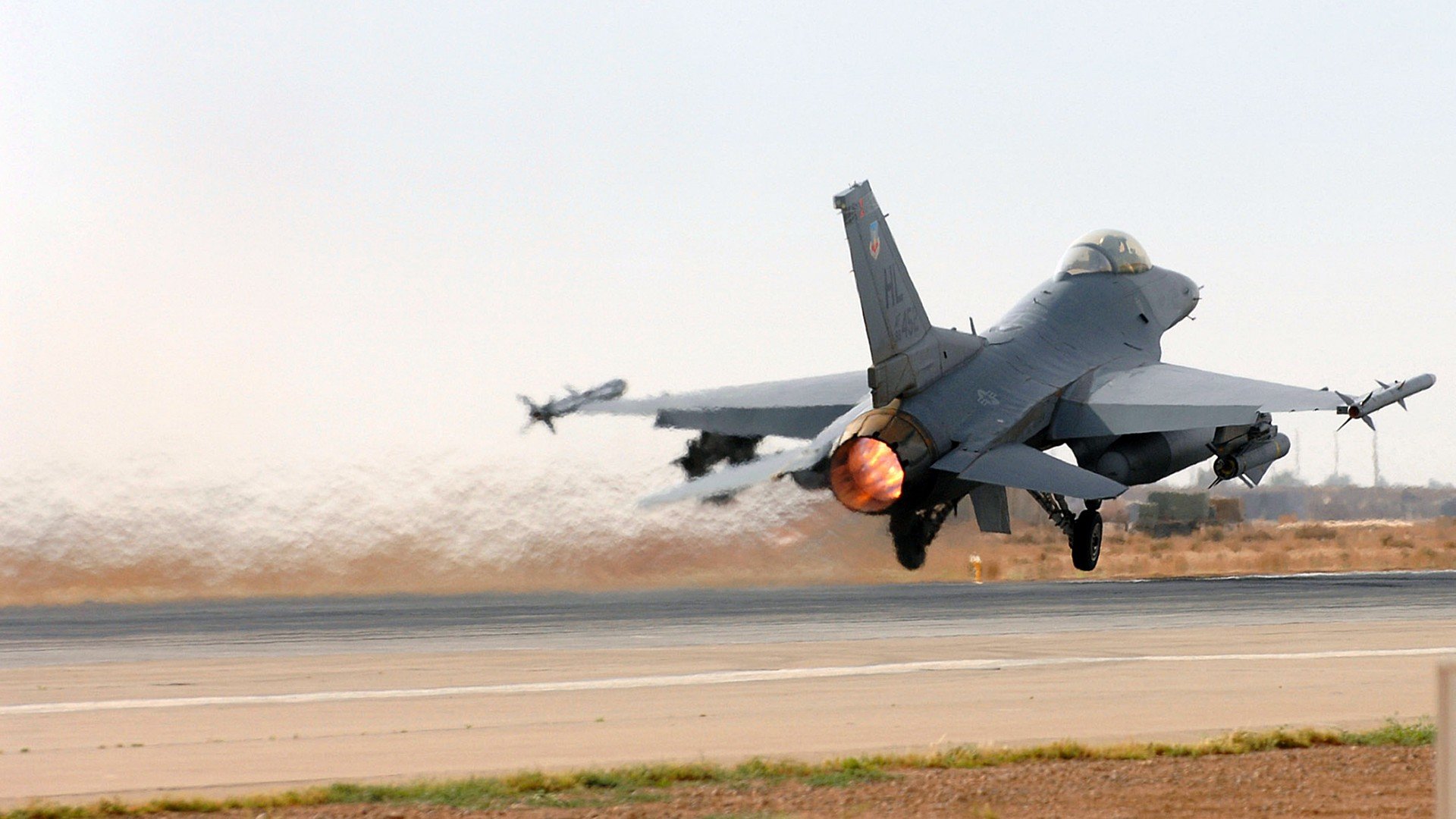 Best General Dynamics F-16 Fighting Falcon background ID:175183 for High Resolution full hd PC