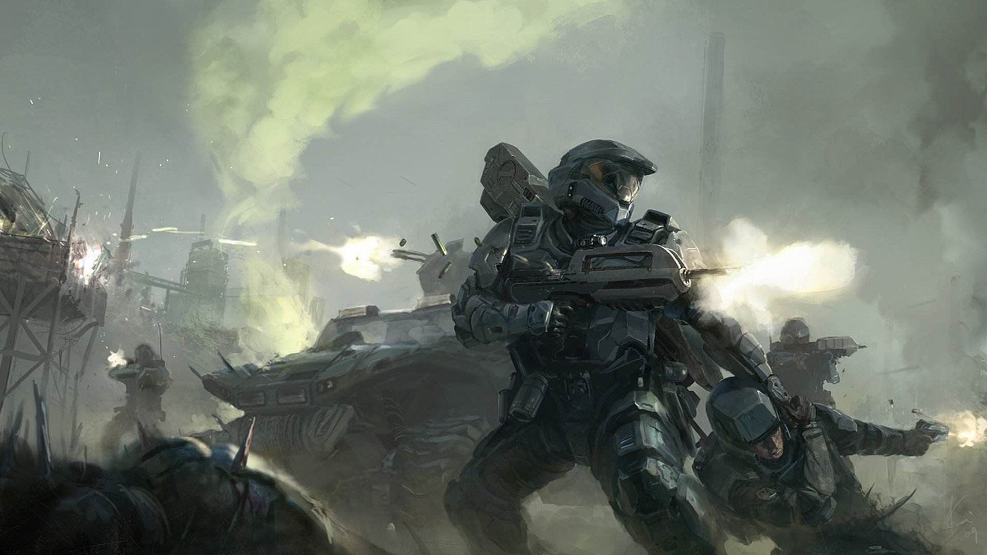 Download 1080p Halo PC background ID:105344 for free