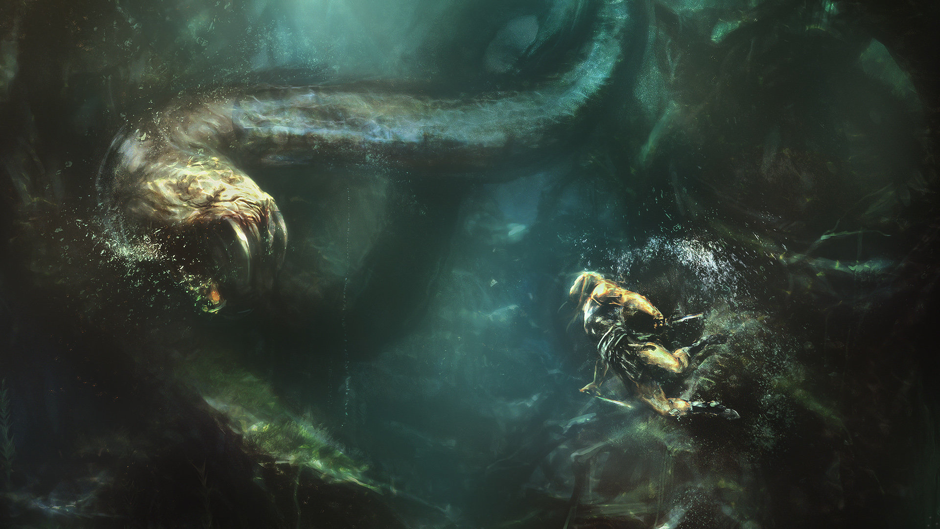 Awesome Sea Monster free background ID:373700 for hd 1920x1080 PC