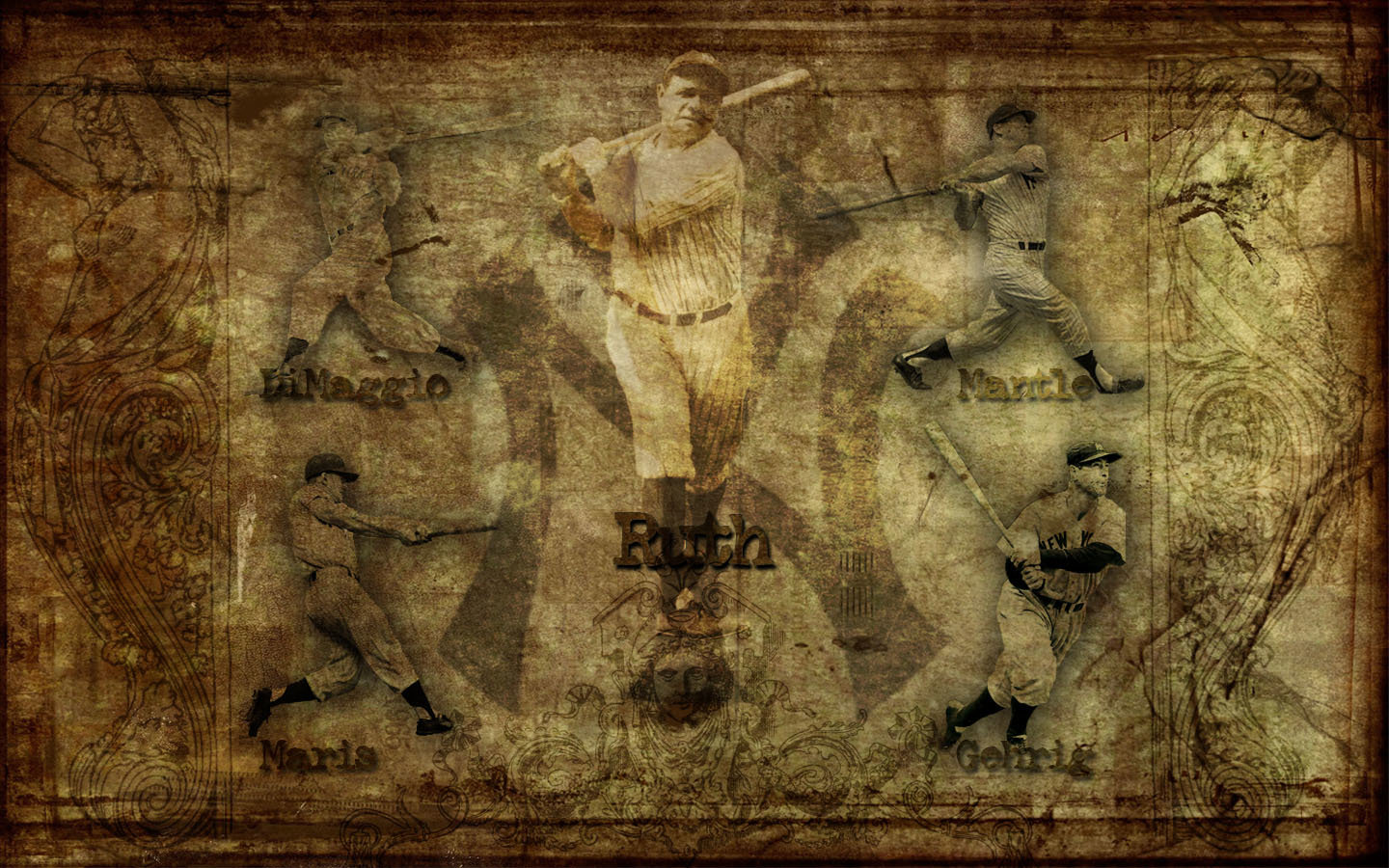 Download hd 1440x900 New York Yankees desktop wallpaper ID:21879 for free