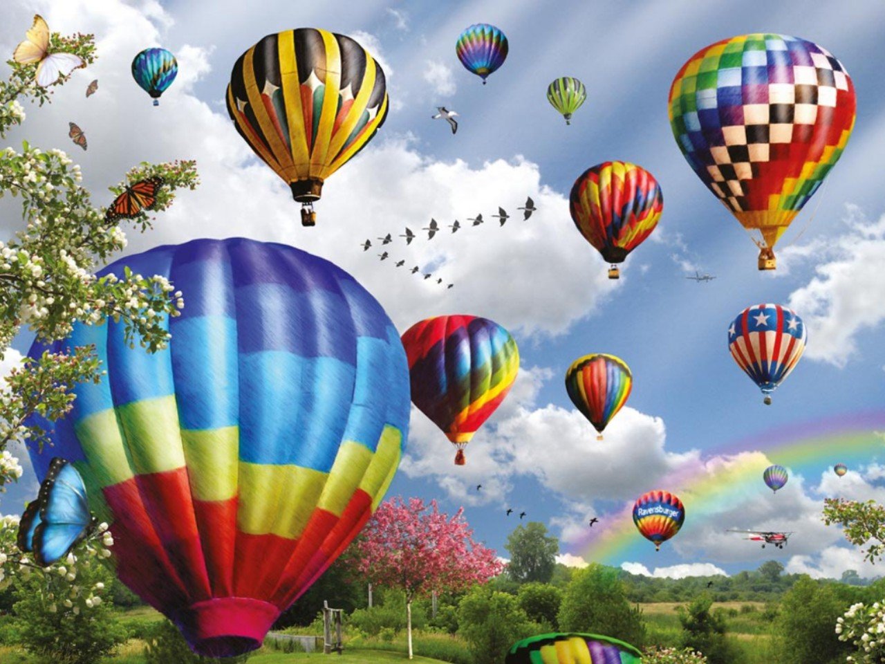 High resolution Hot Air Balloon hd 1280x960 background ID:478569 for PC