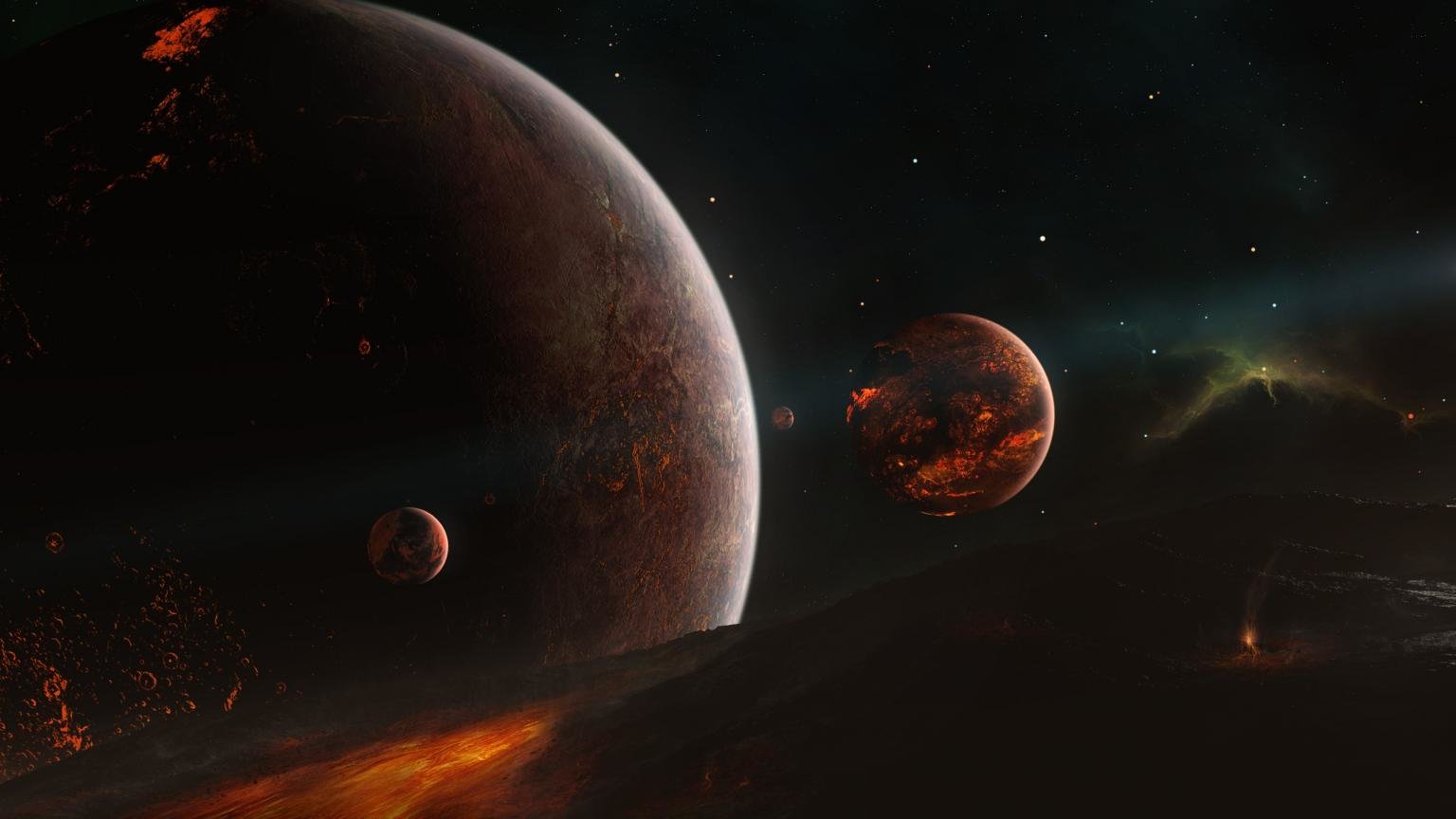 Free download Planets background ID:152878 hd 1536x864 for computer