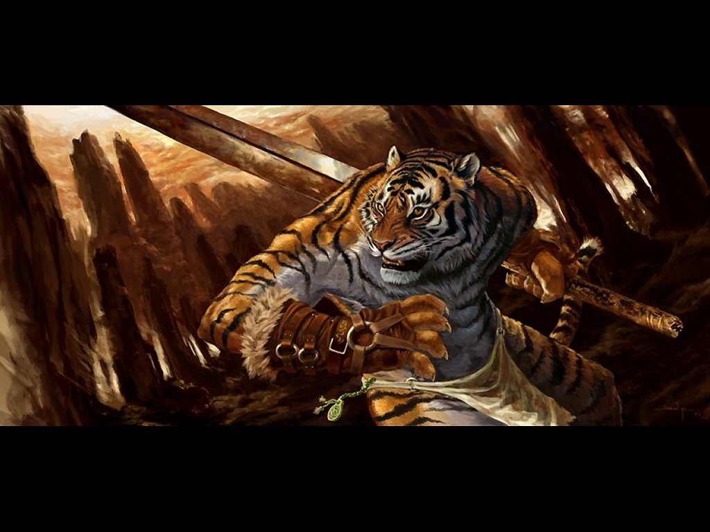 Free download Tiger Fantasy wallpaper ID:259271 hd 1024x768 for desktop