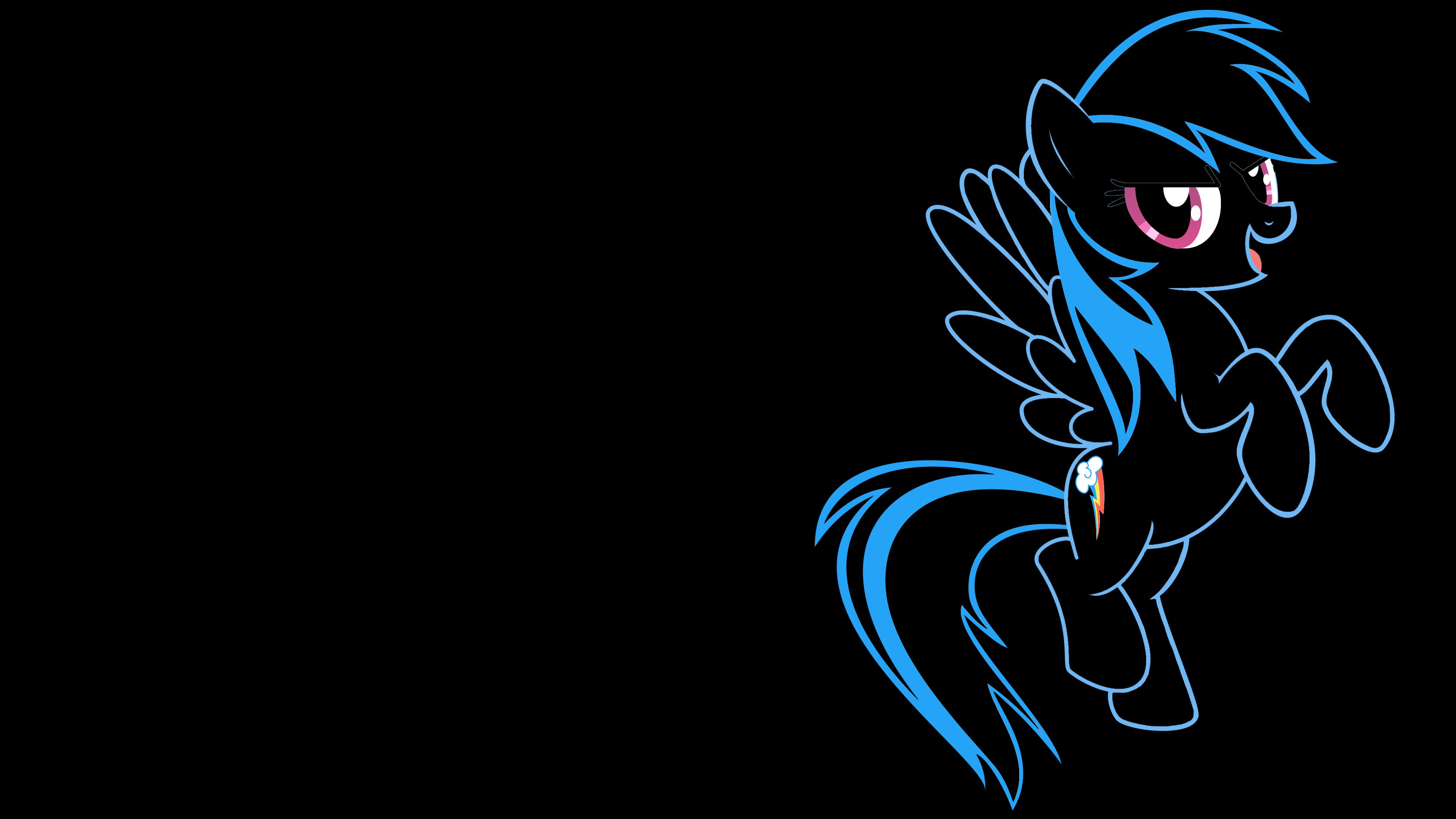Download hd 4k Rainbow Dash computer background ID:154075 for free