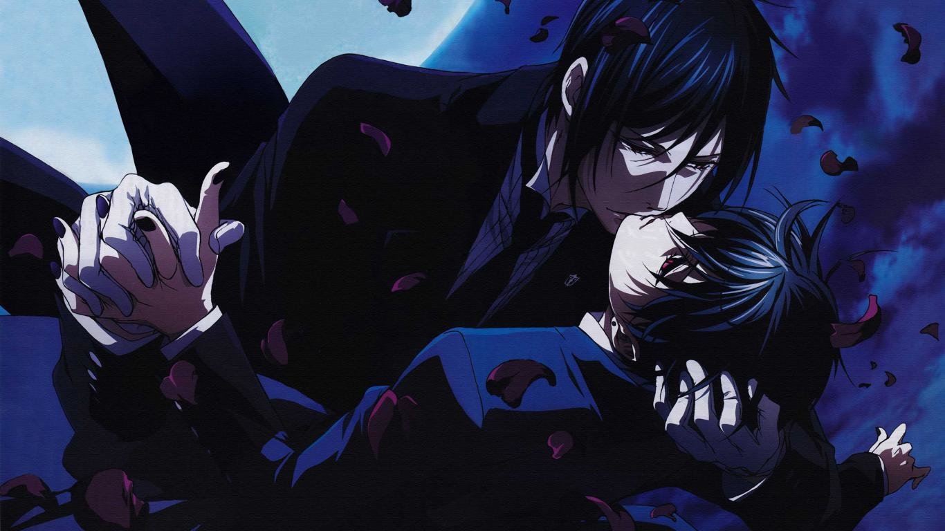 Free download Black Butler background ID:446727 1366x768 laptop for PC