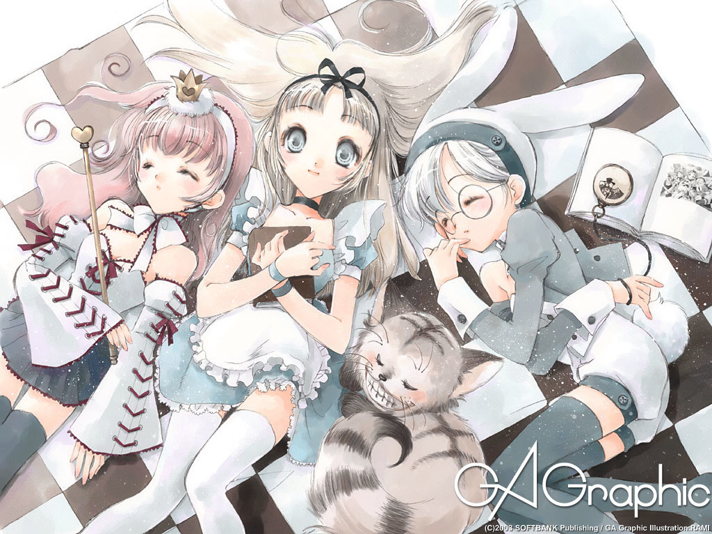 Free download Alice In Wonderland Anime wallpaper ID:473425 hd 1024x768 for PC