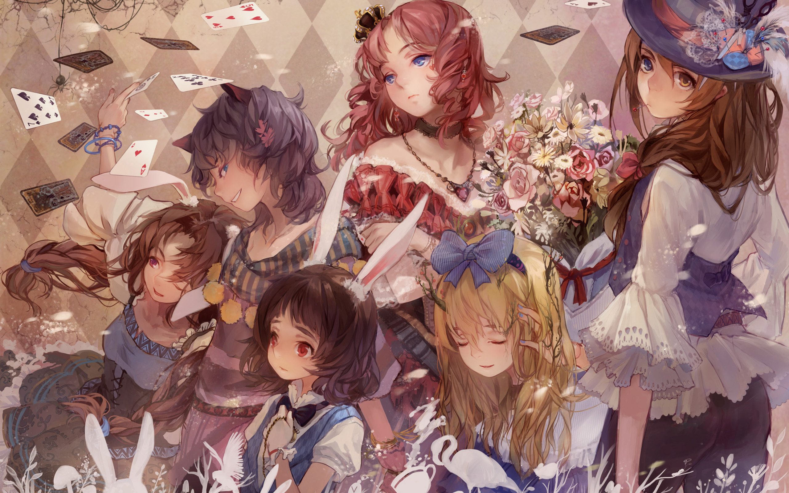 Best Alice In Wonderland Anime background ID:473407 for High Resolution hd 2560x1600 desktop