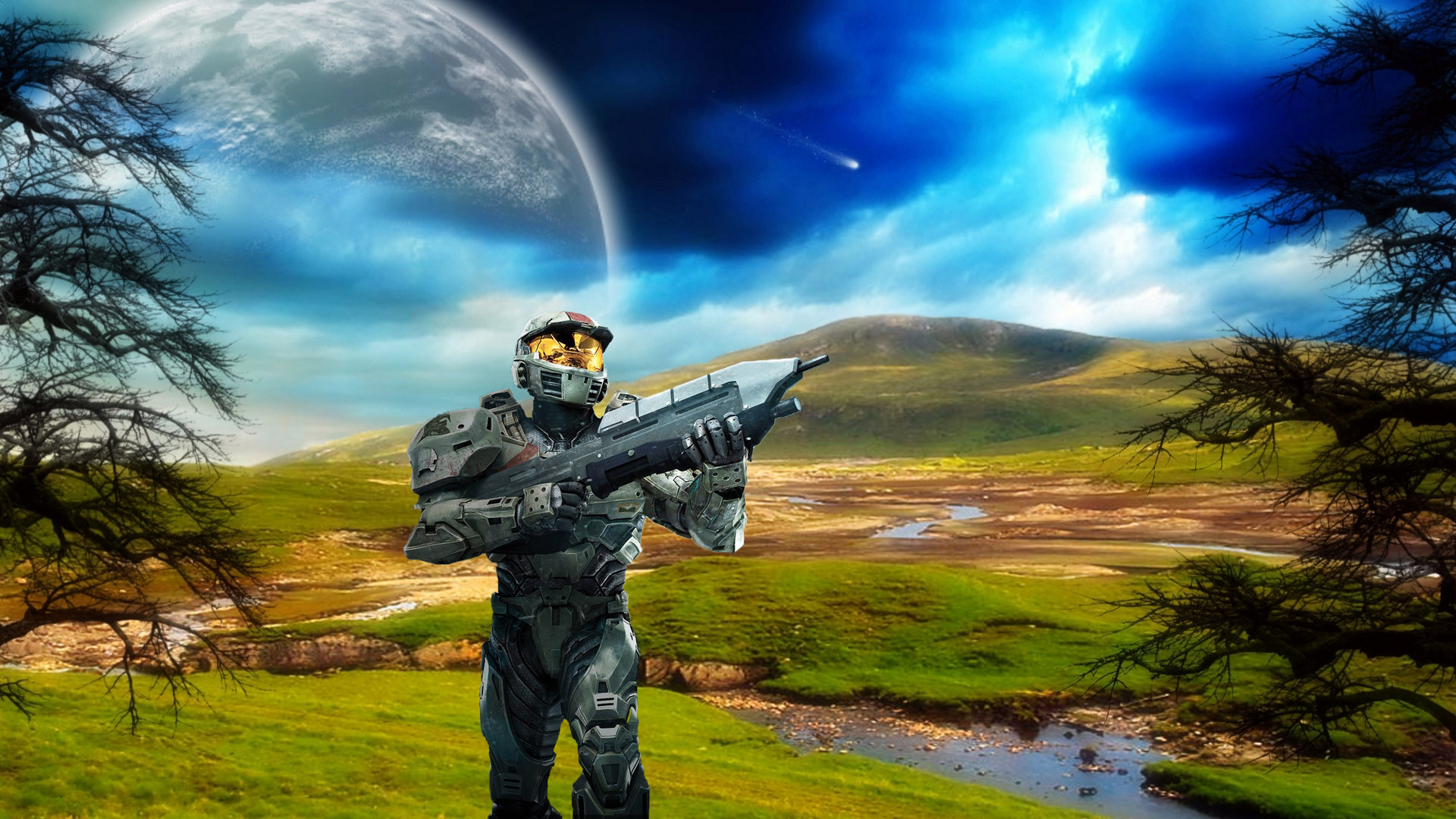 High resolution Halo hd 1920x1080 background ID:105131 for desktop