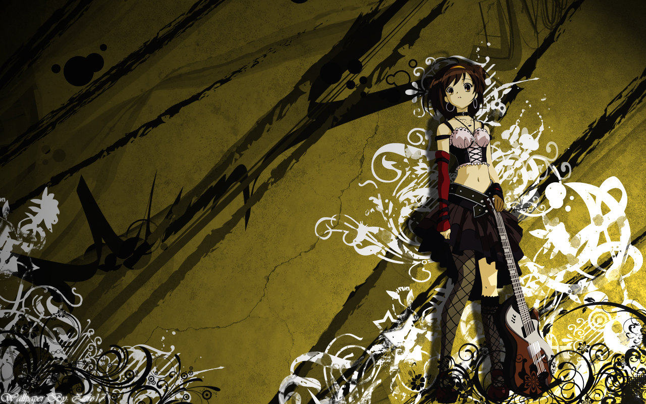 Download hd 1280x800 The Melancholy Of Haruhi Suzumiya computer background ID:139404 for free