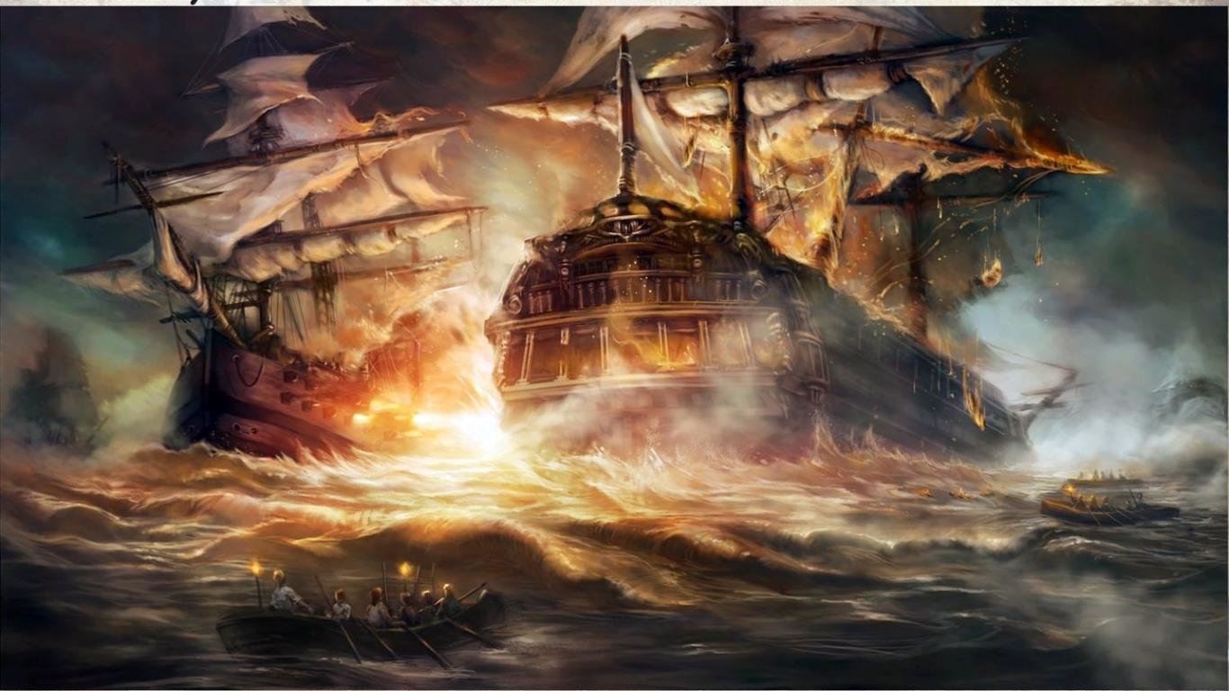 Best Fantasy ship background ID:194829 for High Resolution hd 1366x768 computer