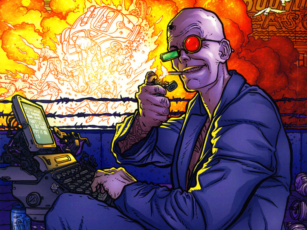 Free download Spider Jerusalem background ID:448841 hd 1024x768 for PC