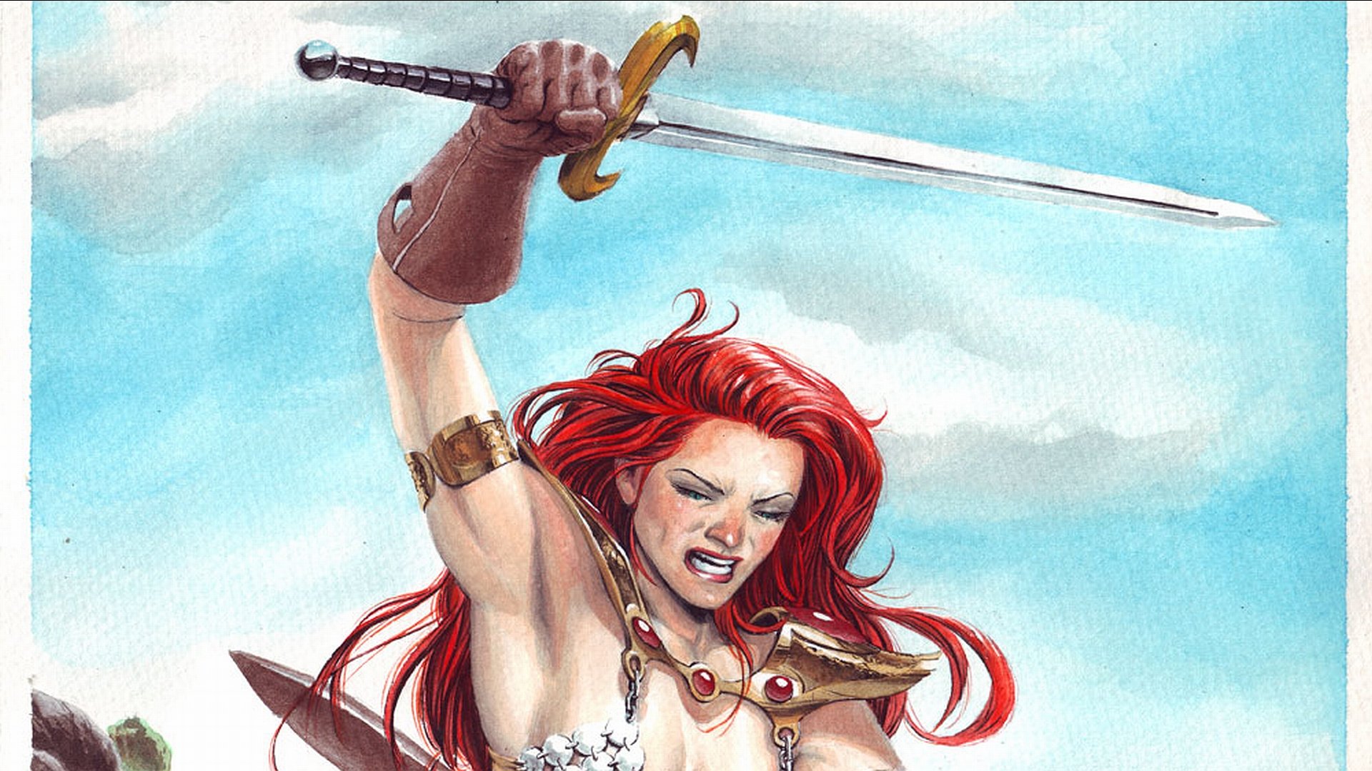 Free download Red Sonja background ID:449623 hd 1920x1080 for computer