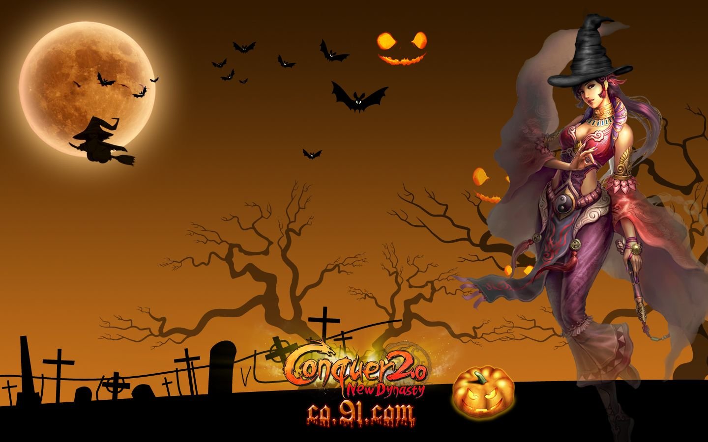 Download hd 1440x900 Halloween PC wallpaper ID:401995 for free