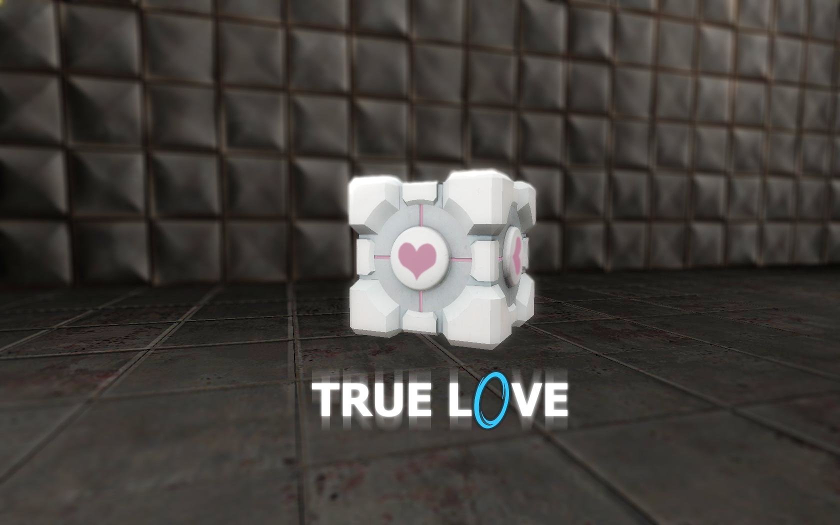 Free Weighted Companion Cube high quality wallpaper ID:274978 for hd 1680x1050 PC