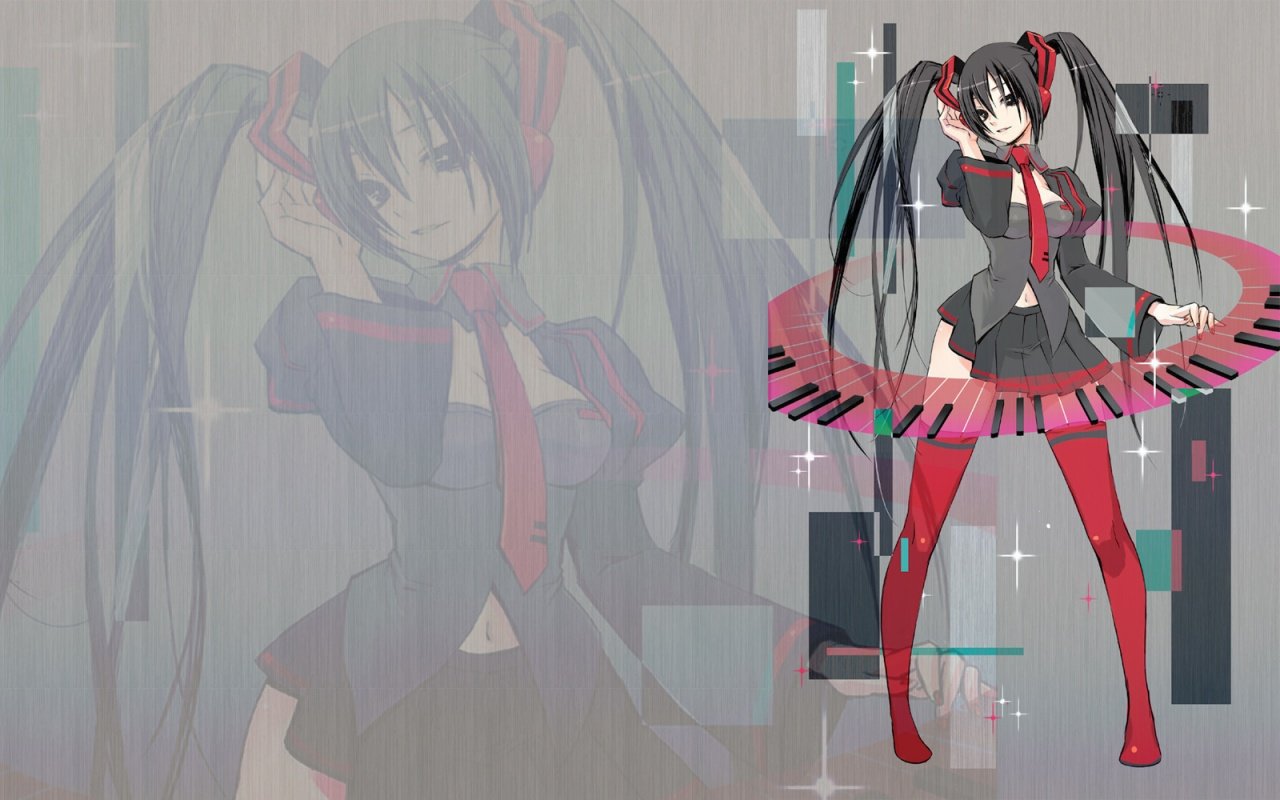 Free download Vocaloid background ID:6794 hd 1280x800 for PC
