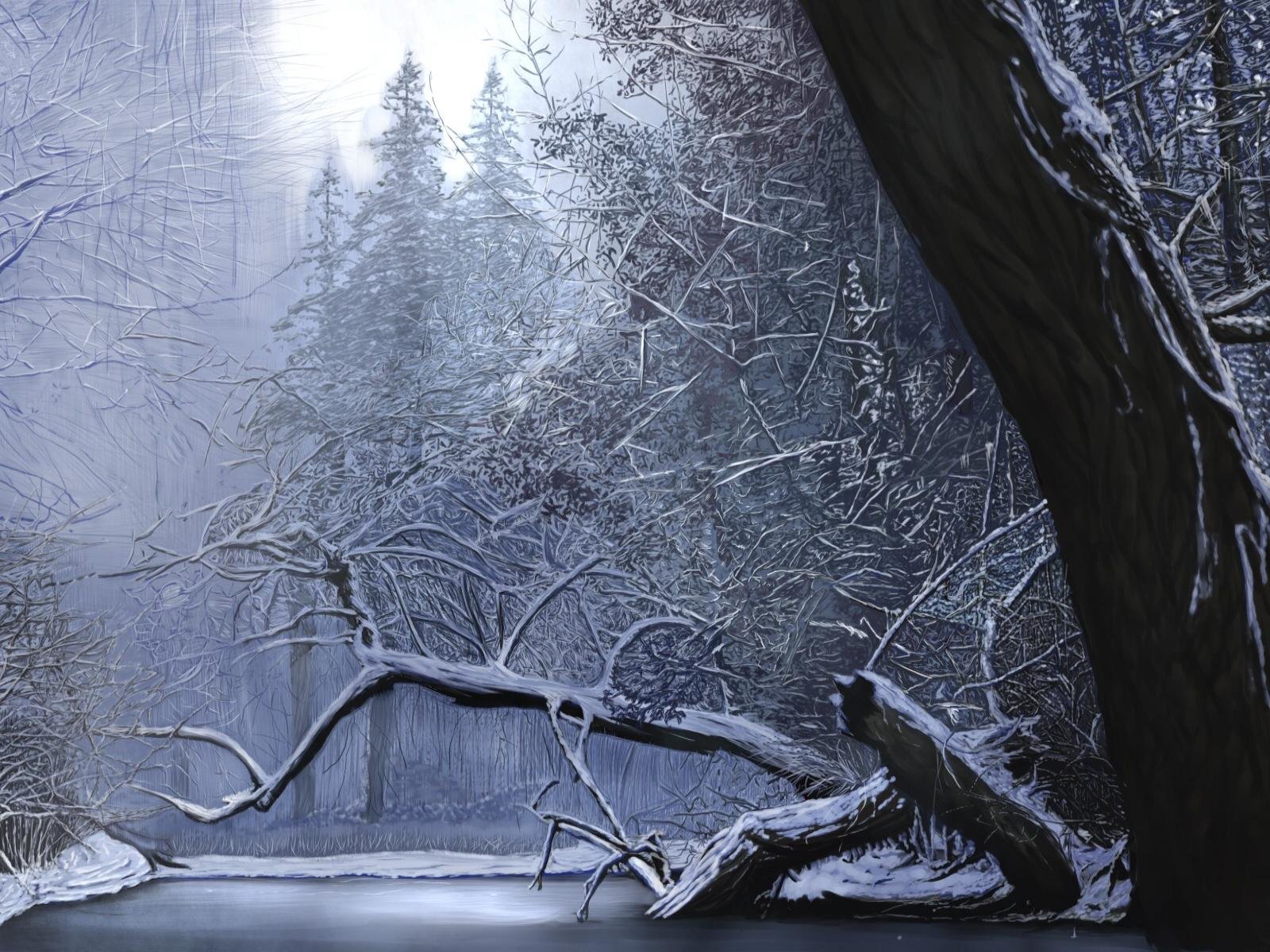 High resolution Cool winter art hd 1600x1200 background ID:294738 for computer