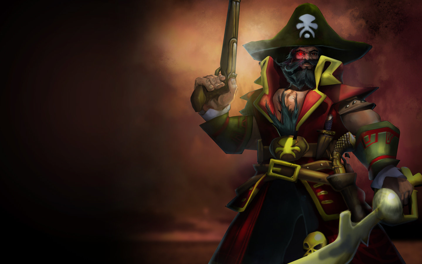 High resolution Gangplank (League Of Legends) hd 1440x900 background ID:173408 for PC