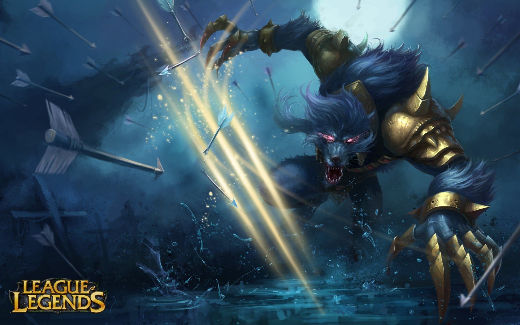Awesome Warwick (League Of Legends) free background ID:173424 for hd 1680x1050 PC